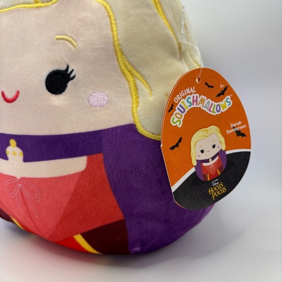 Disney Squishmallow Hocus Pocus 8” SARAH Sanderson PLUSH NEW - Picture 2 of 5